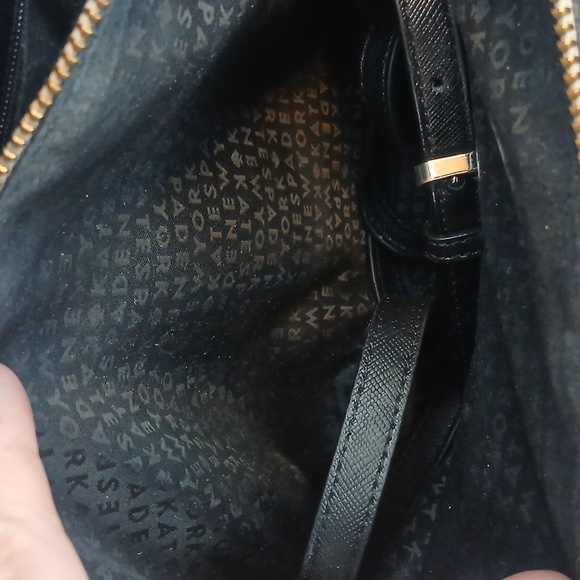 KATE SPADE Timeless Beige and Black Structured Tote Bag LIKE NEW - Picture 11 of 12